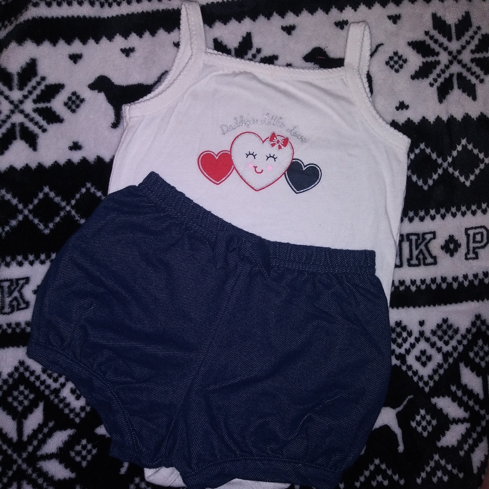 Tank top body suit set